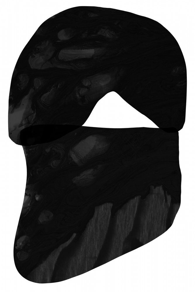 Maschera astratta scura da cartissi