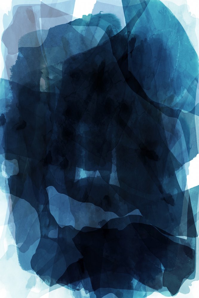 Strati di blu intenso da cartissi