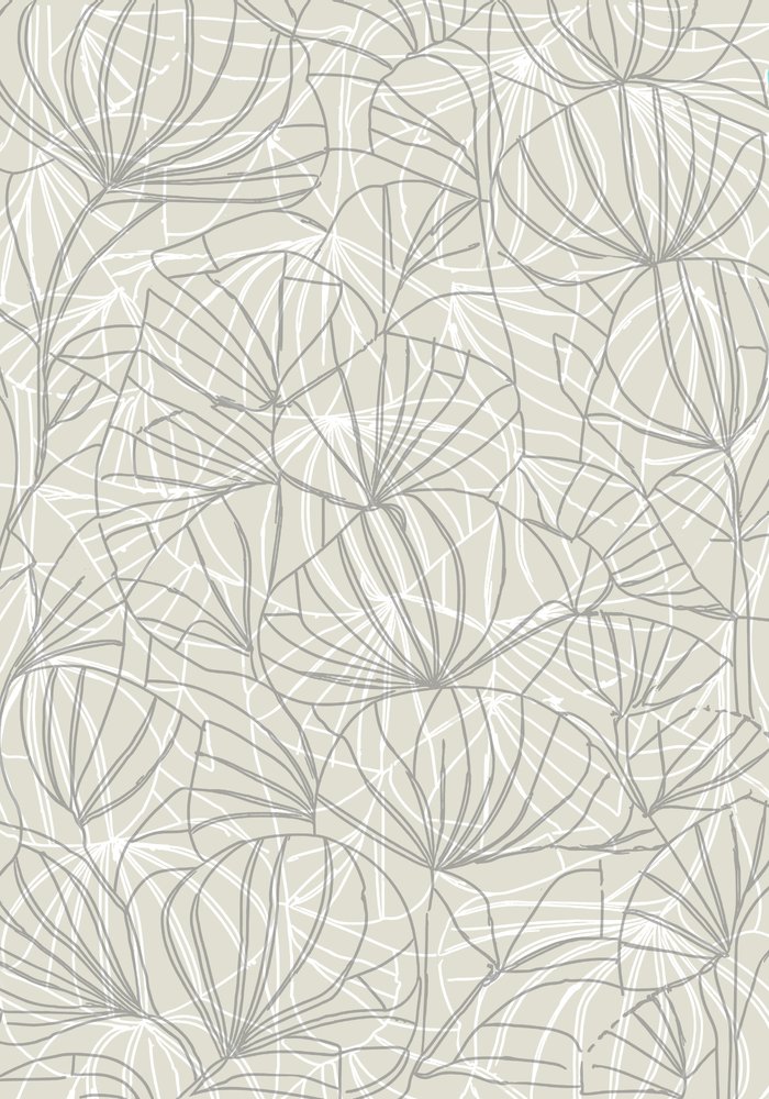 Linee botaniche delicate da cartissi