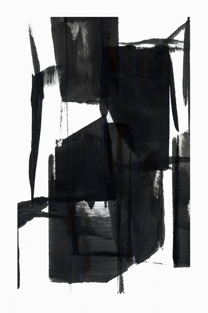 Forme dinamiche in nero da cartissi