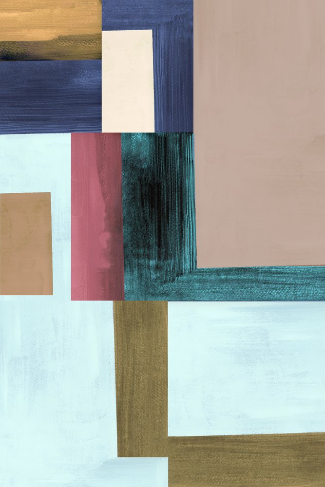 Blocchi di colore geometrici da cartissi