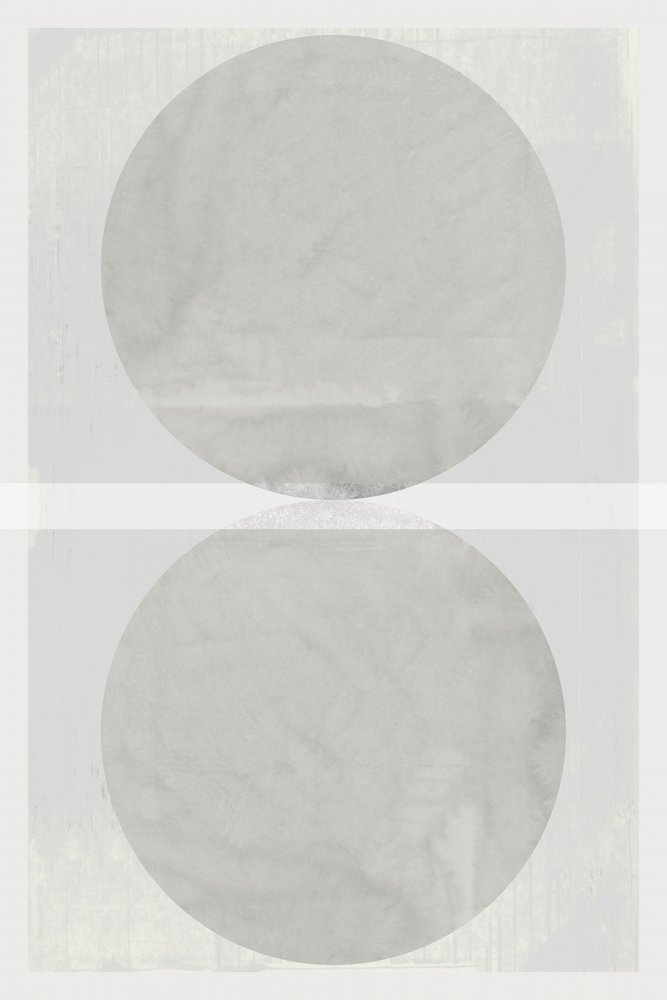 Cerchi grigi minimalisti da cartissi
