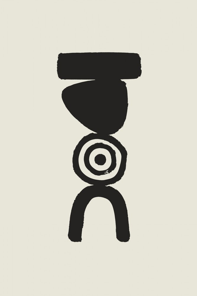 Equilibrio astratto moderno da cartissi