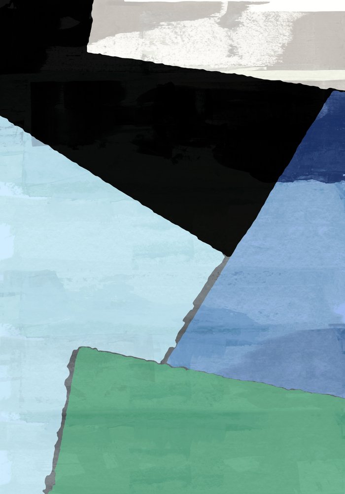 Forme moderne a blocchi di colore da cartissi