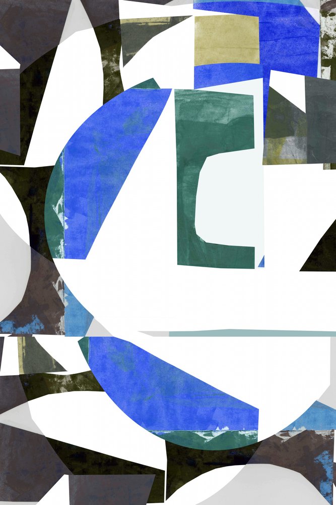 Collage geometrico moderno da cartissi