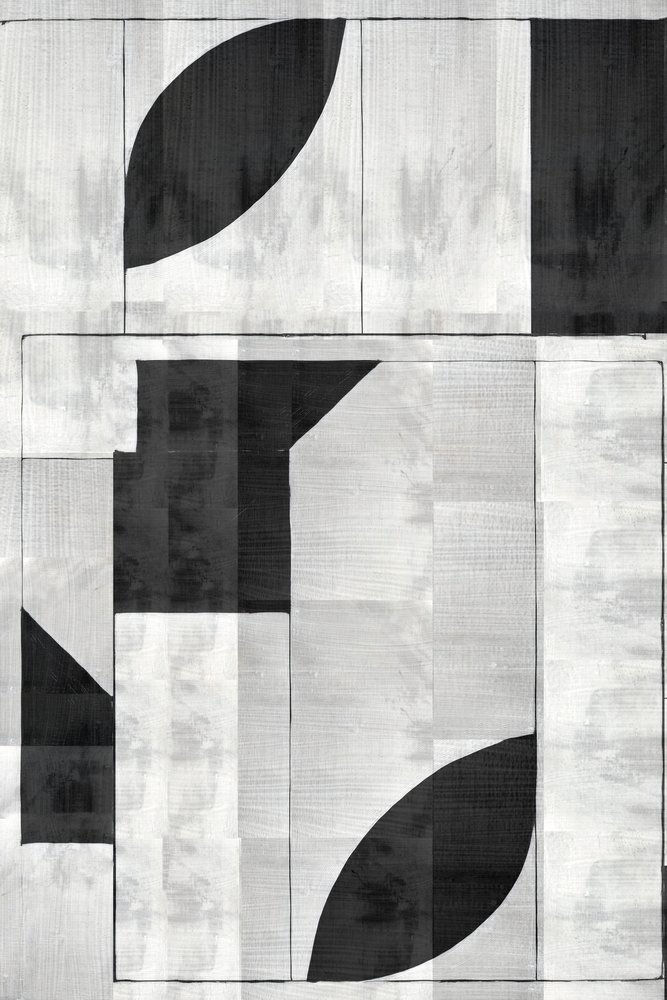 Geometrico moderno monocromatico da cartissi