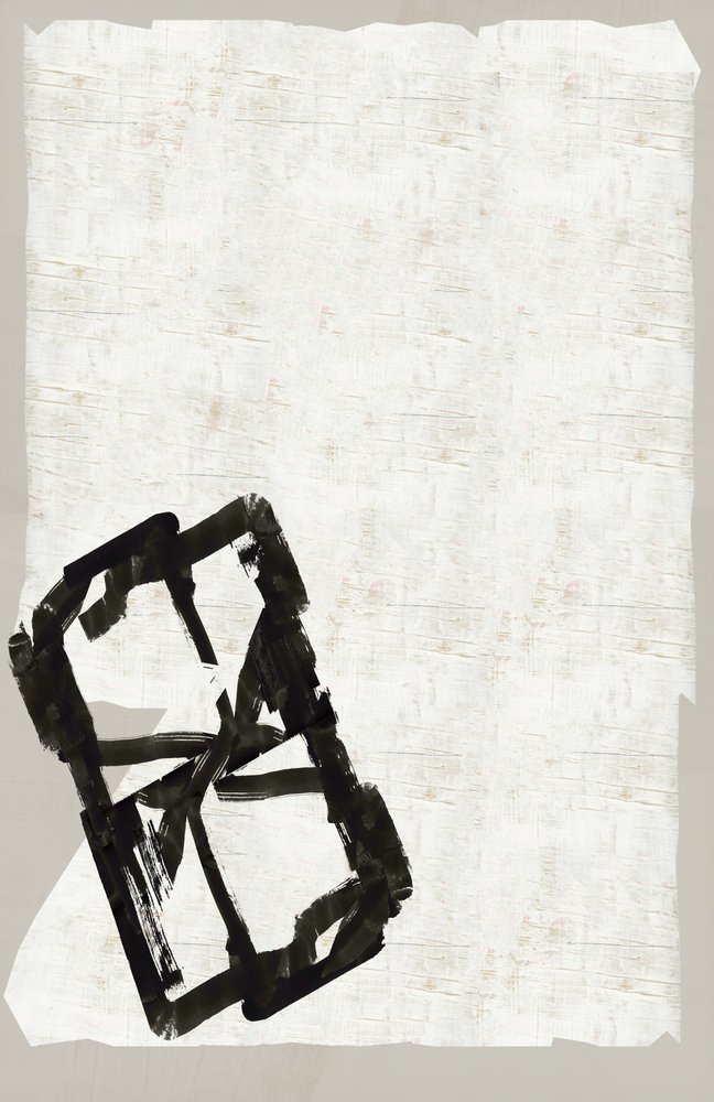 Forma geometrica monocromatica da cartissi