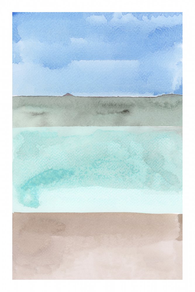 Cielo sereno, mare, sabbia da cartissi