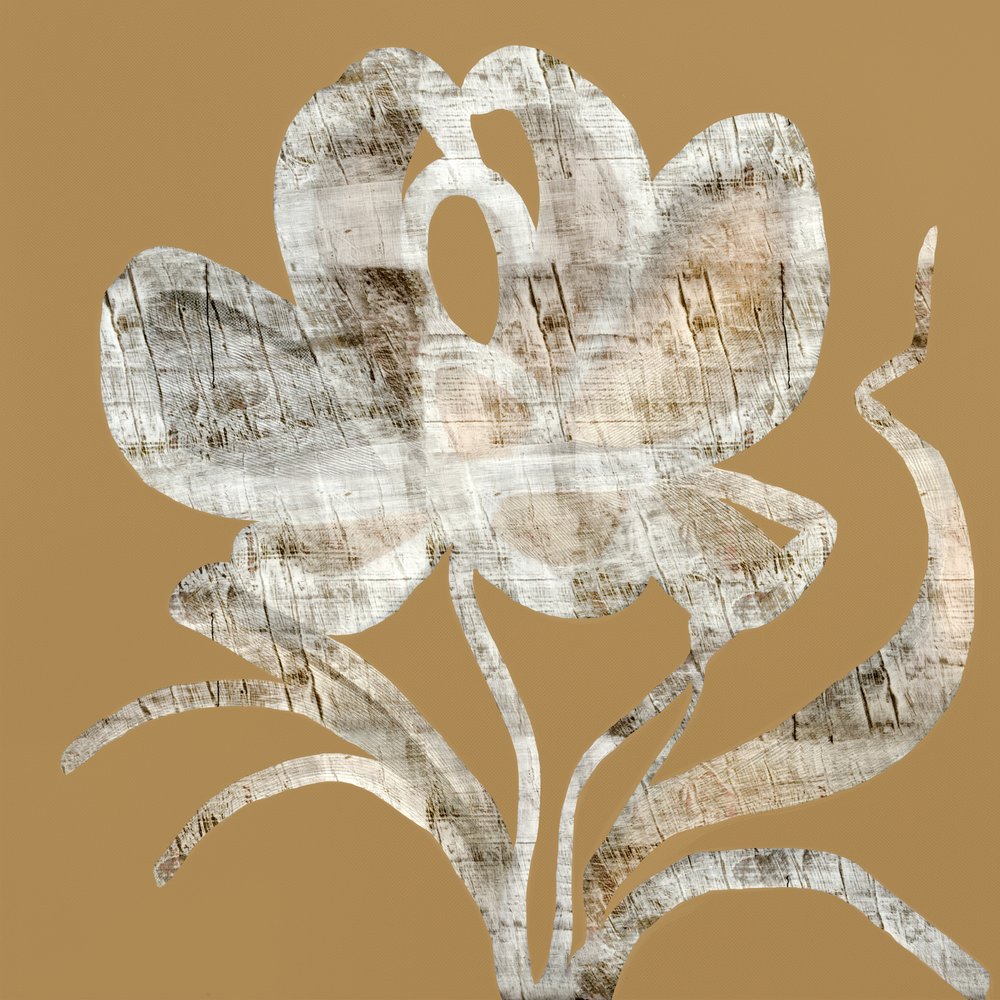 Fiore in legno rustico da cartissi
