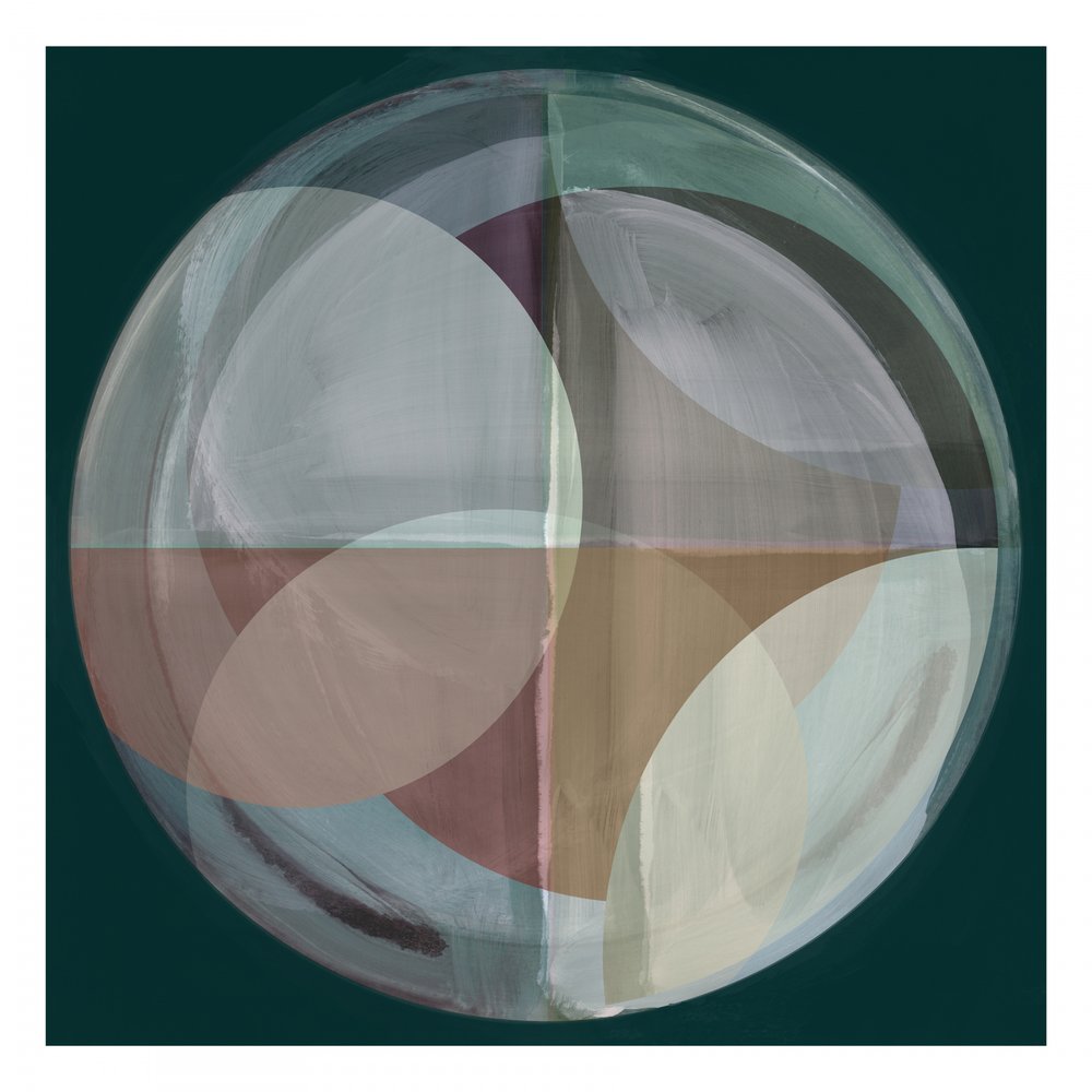 Sfera astratta e serena da cartissi