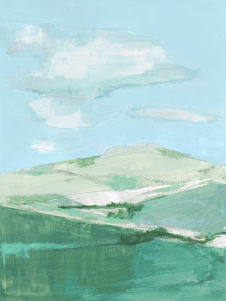 Serenissime colline verdi da cartissi