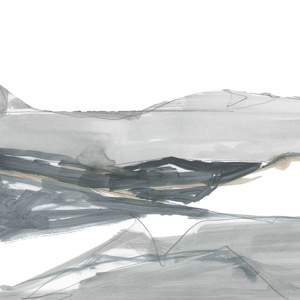Paesaggio grigio e sereno da cartissi