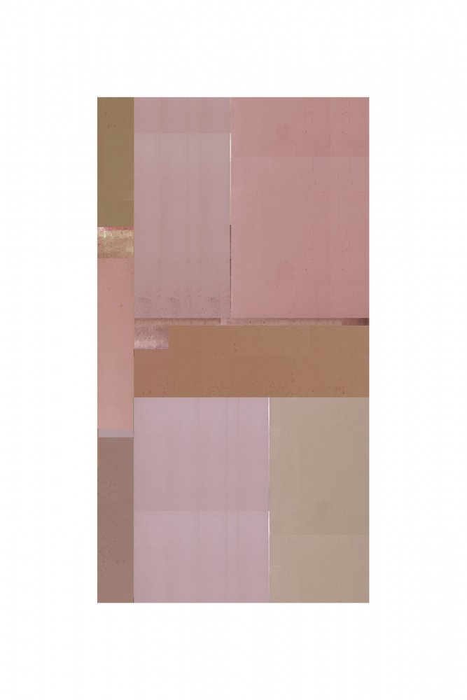 Rosa tenue - Astratto geometrico da cartissi