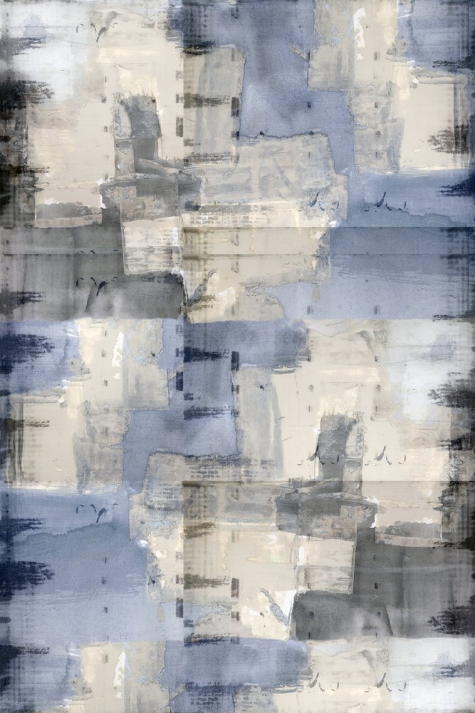 Astrazione in grigio-blu con texture da cartissi