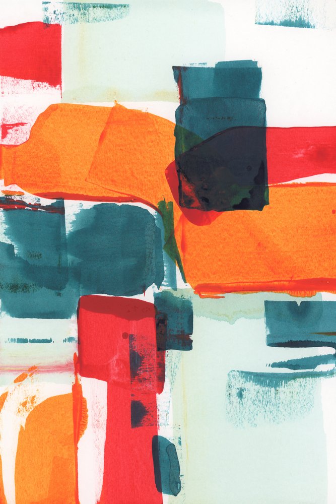 Blocchi di colore vivaci da cartissi