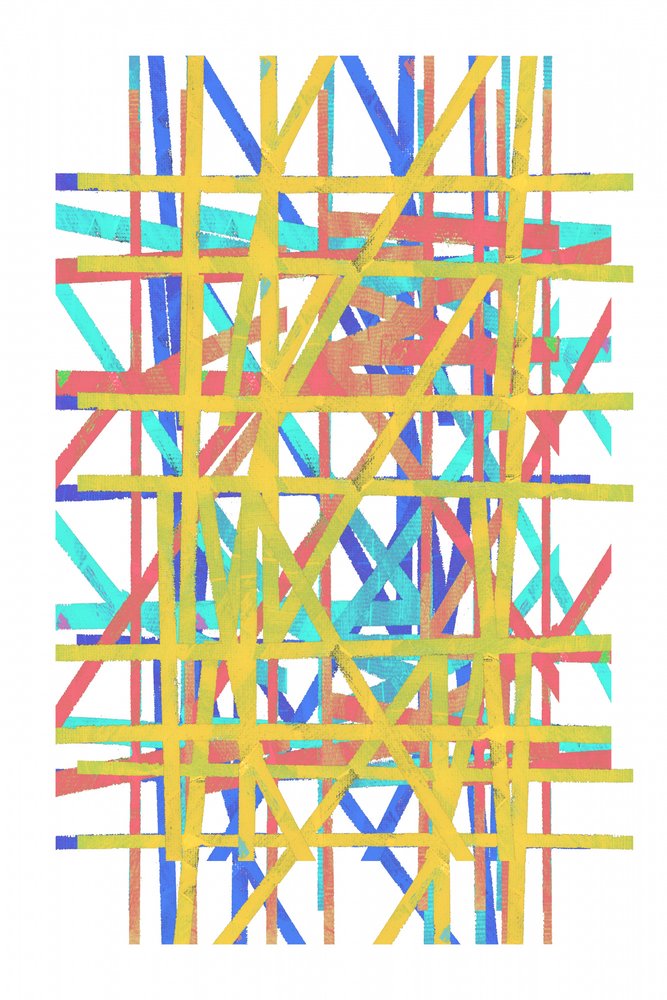 Griglia geometrica dai colori vivaci da cartissi