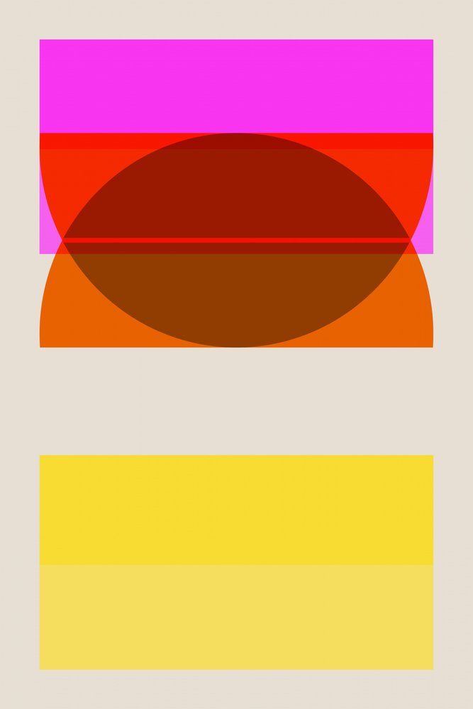 Strati geometrici dai colori vivaci da cartissi