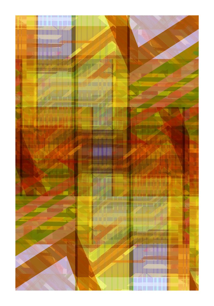 Strati geometrici dai colori vivaci da cartissi