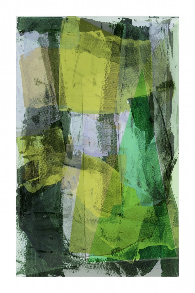 Strati di un verde vivace da cartissi