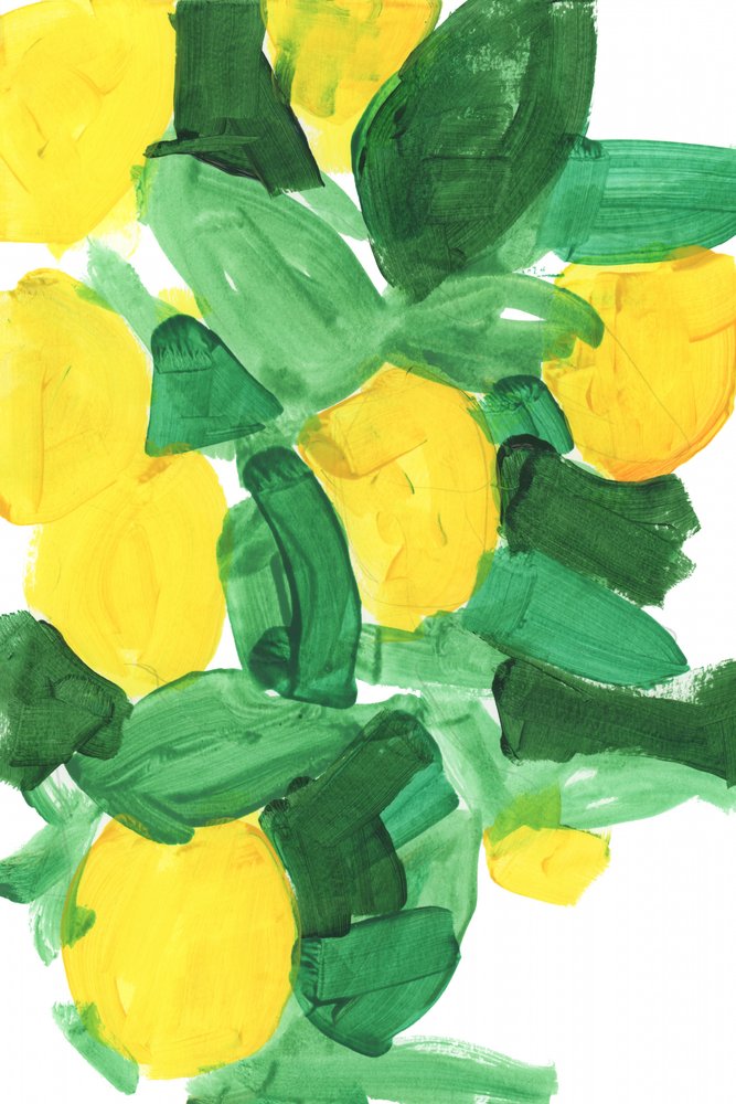 Foglie di limone dai colori vivaci da cartissi