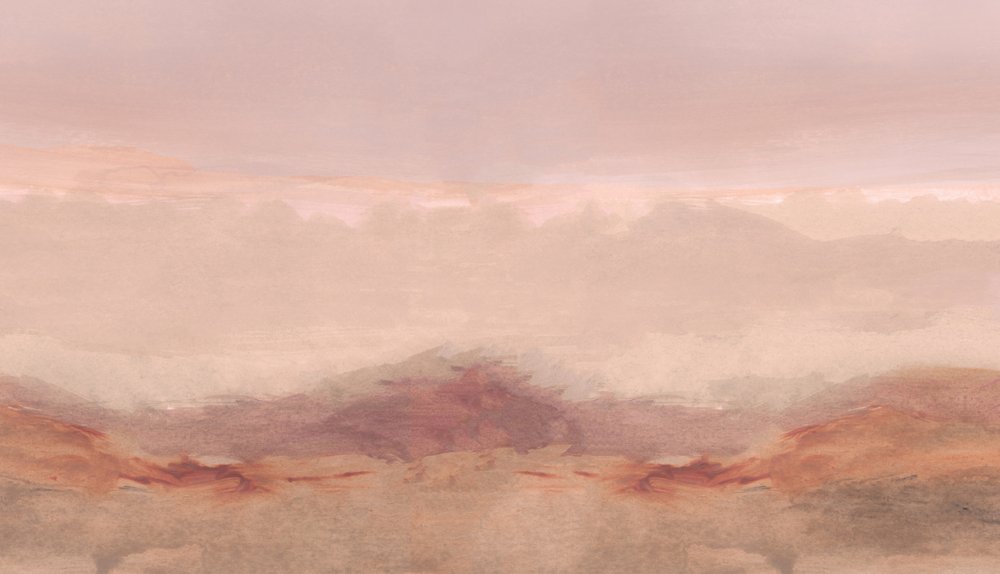 Caldo orizzonte del deserto da cartissi