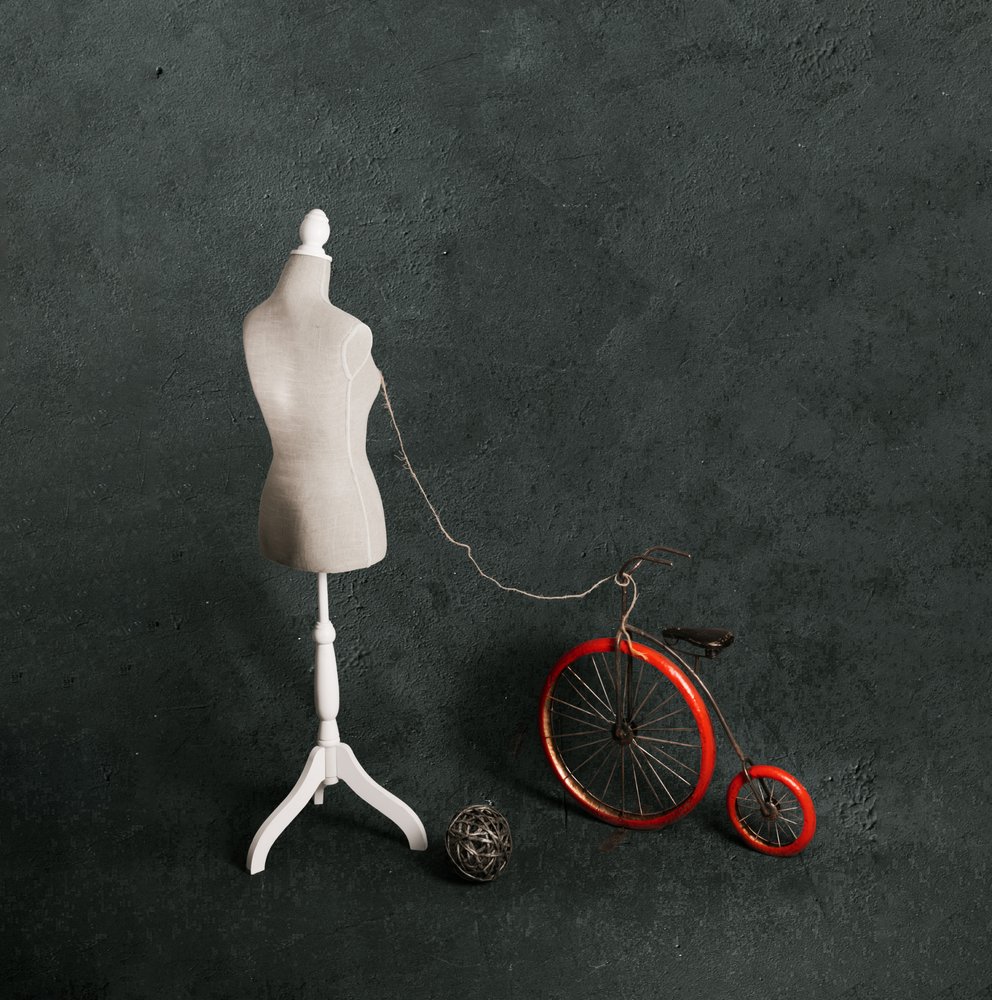 Manichino "Bicicletta rossa" da chenyi wang