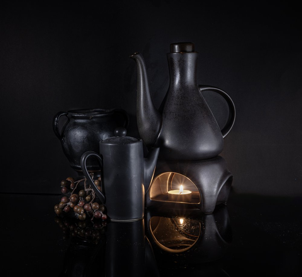 Dark Ceramics Candle Glow da larryliu