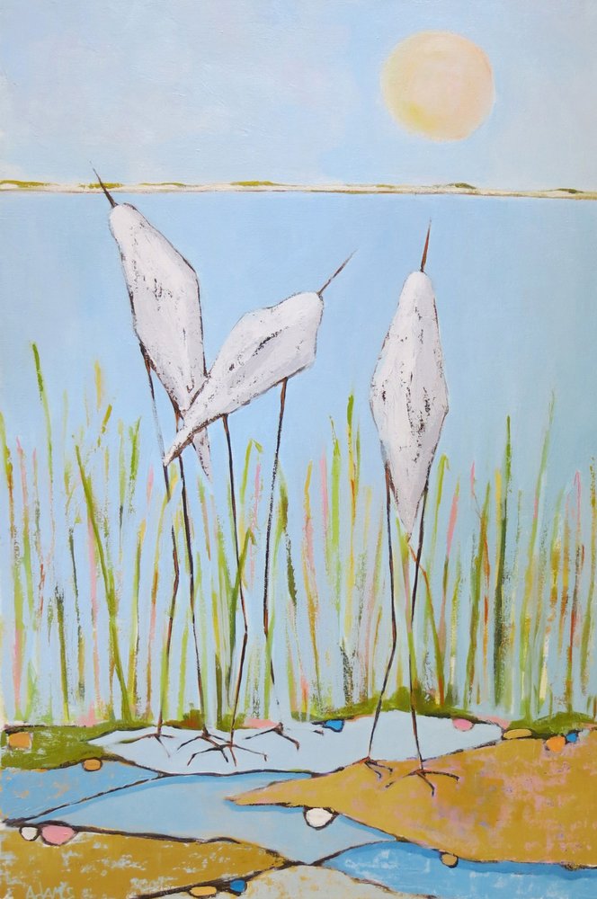 Uccelli sereni delle paludi da phyllis adams