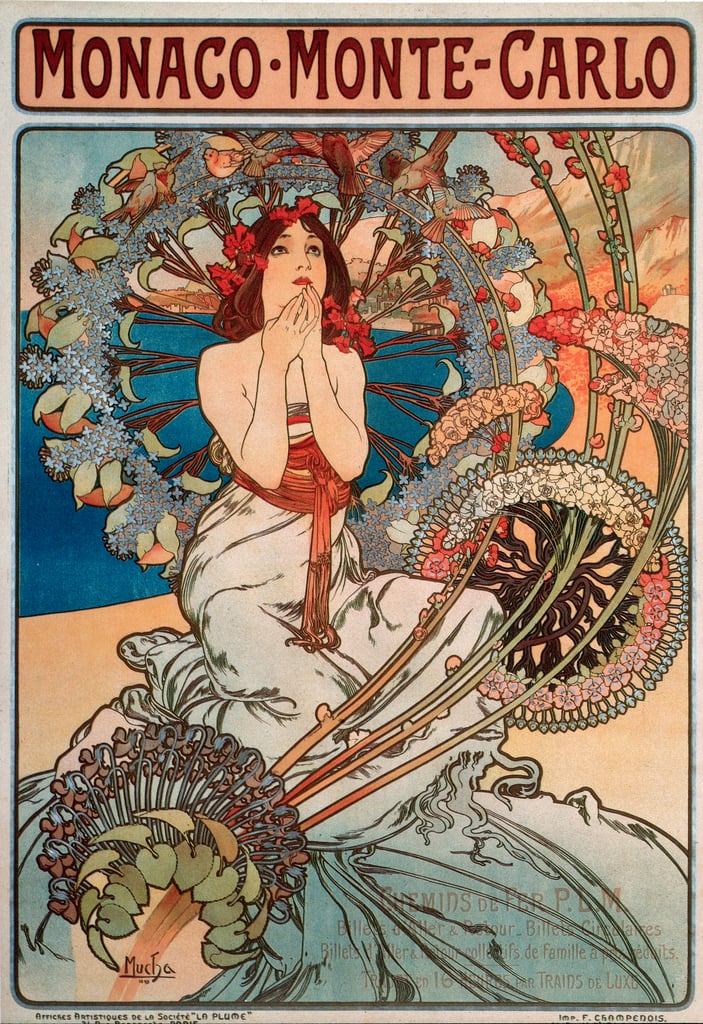 modello di alphonse mucha