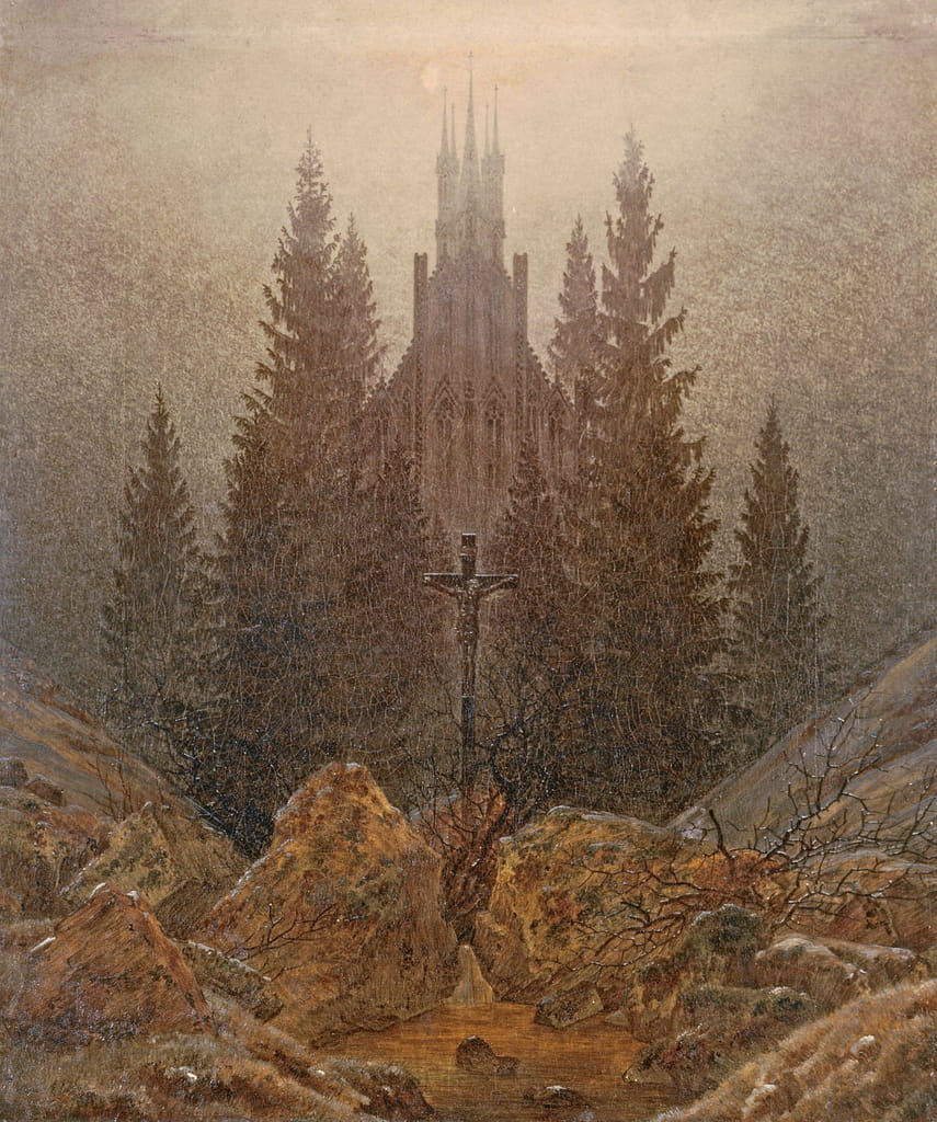 La croce in montagna Caspar David Friedrich