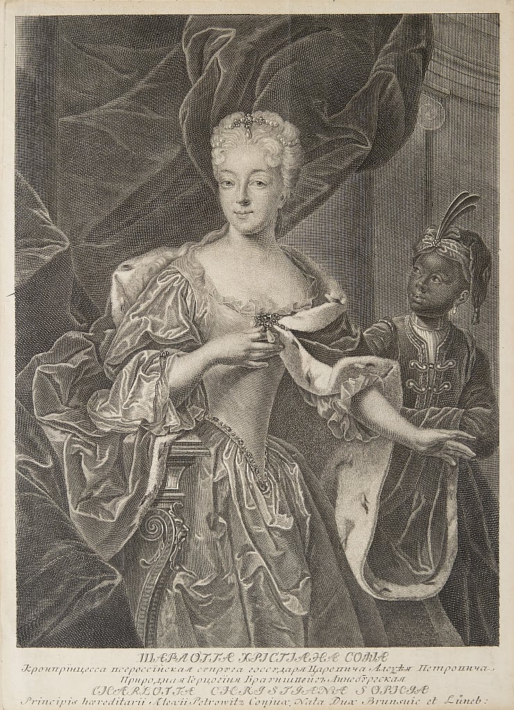 Ritratto della principessa Charlotte di BrunswickWolfenbüttel 1694