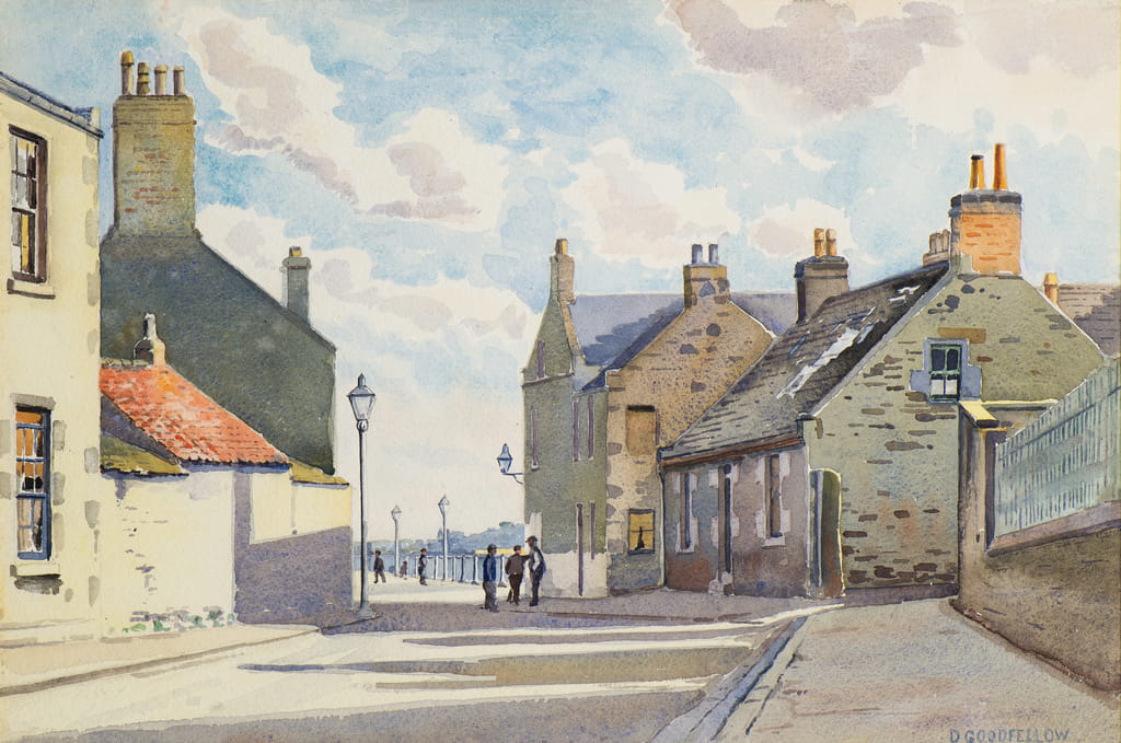 Ambrose Street, Broughty Ferry, XX secolo (acquerello)