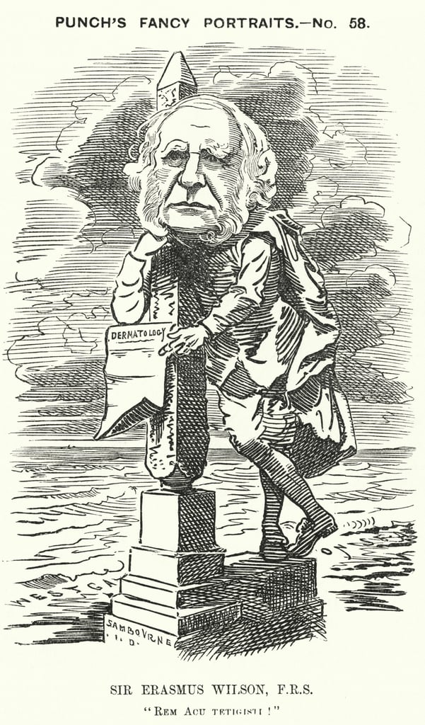 cartone animato del dermatologo