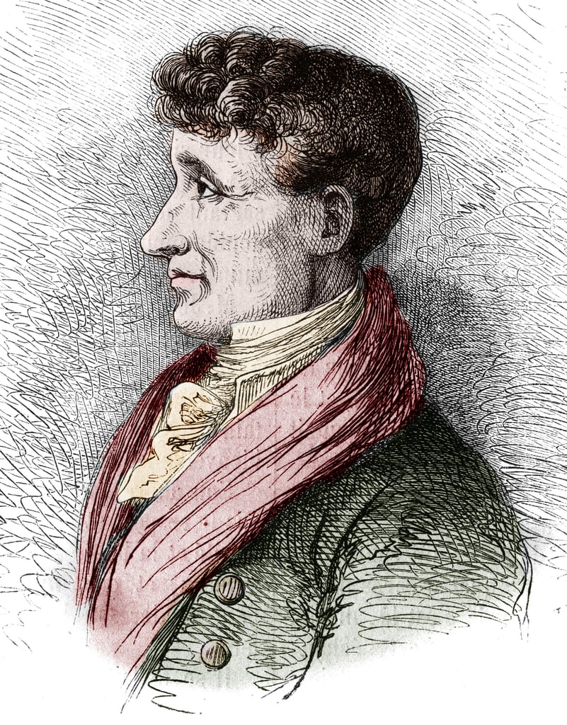 Ritratto di Joseph Joubert (17541824), scrittore francese. Incisione