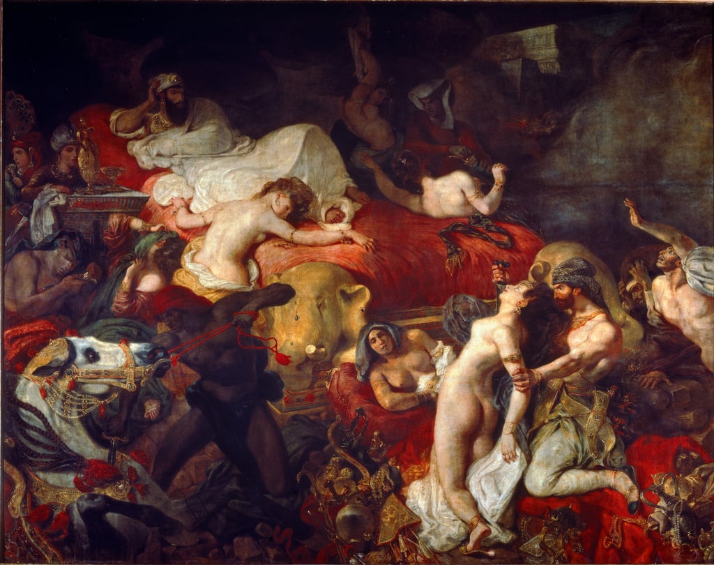 La morte di Sardanapalus Stampa d'arte