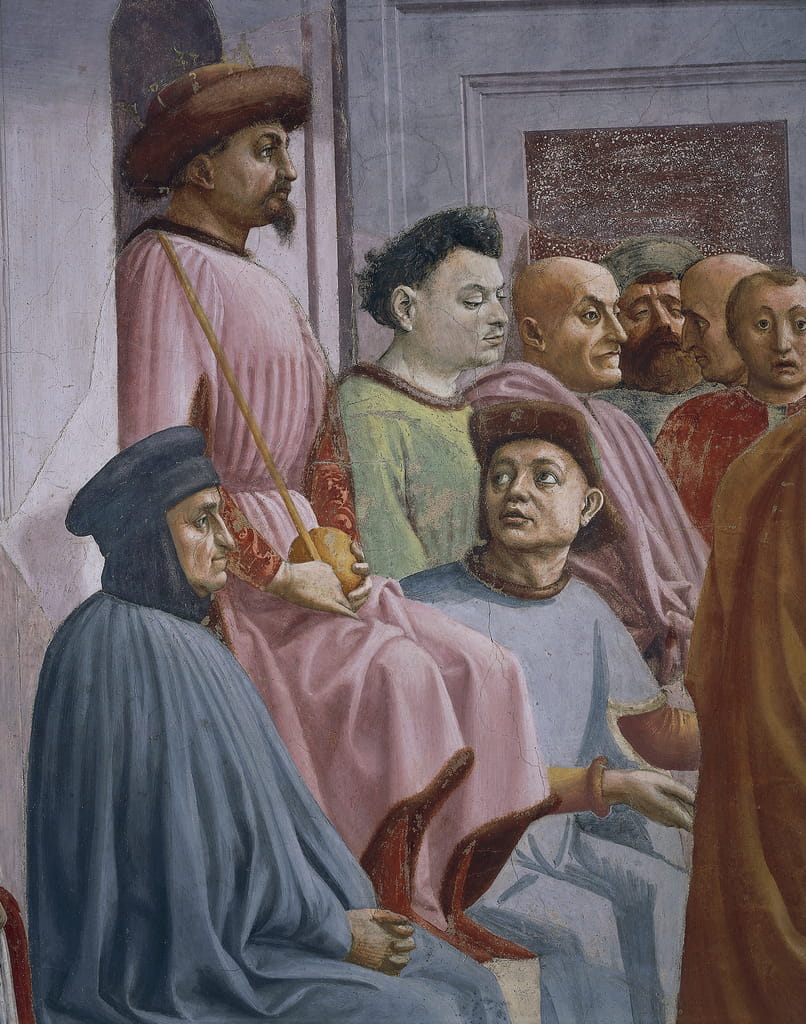 Miracolo di Teofilo, particolare da La resurrezione del figlio di