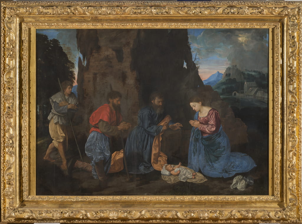 Adorazione dei pastori, 152223 ca (olio su tavola)