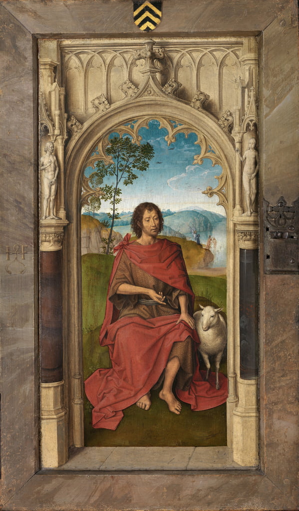 Pannello esterno del Trittico di Jan Floreins