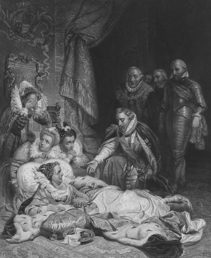 La morte della regina Elisabetta (incisione)