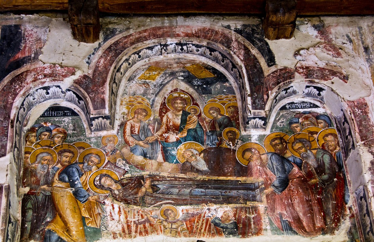 Interno della Chiesa di Santa Maria, Leusa, Albania da Unknown