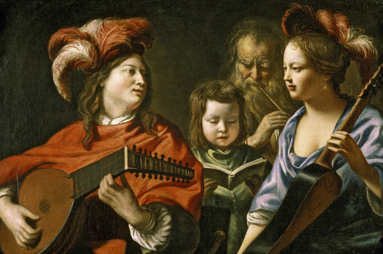 Picardie 086 - Laon - Museo - “Il Concerto” di Mathieu Le Nain (1607-1667) da Unknown