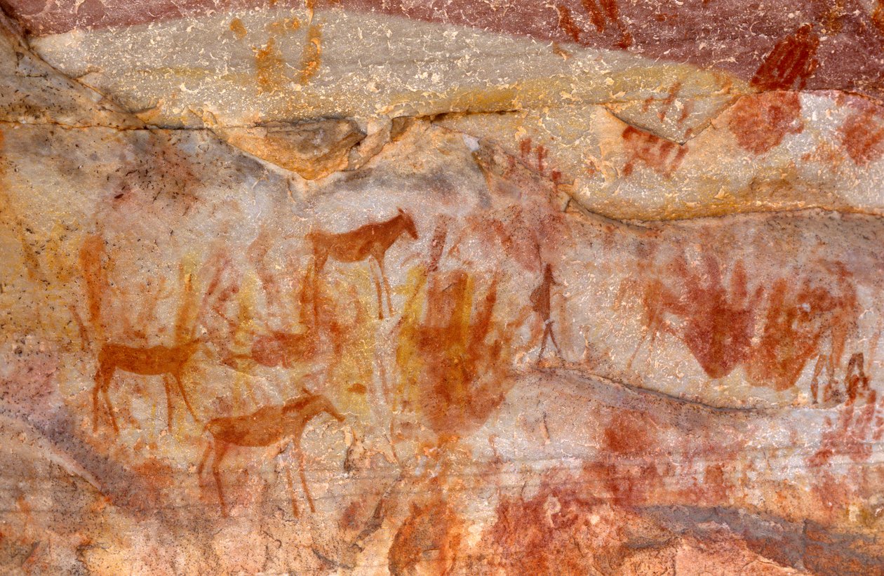 Pitture rupestri dei San (Boscimani), Cedarburg, Western Cape da Unknown