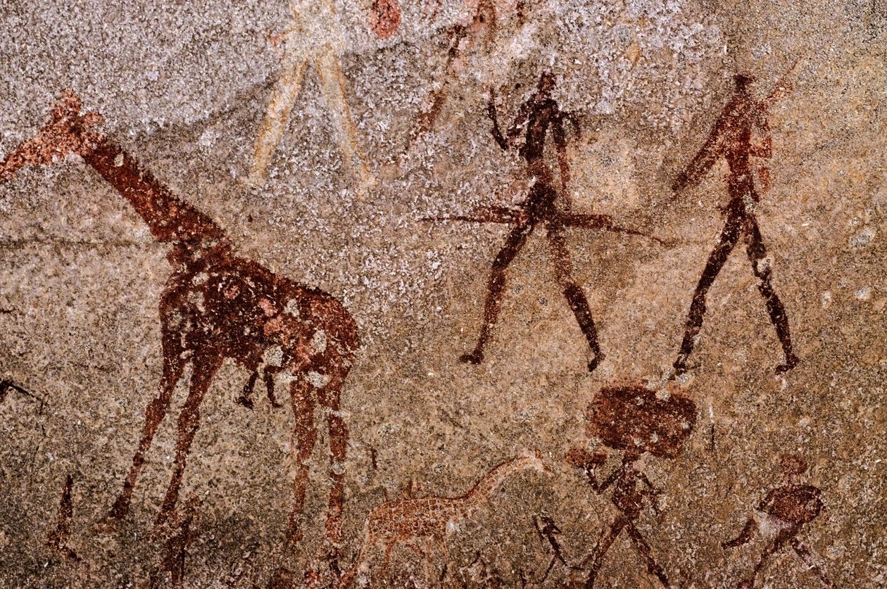 Dipinto dei San, Sudafrica da Unknown