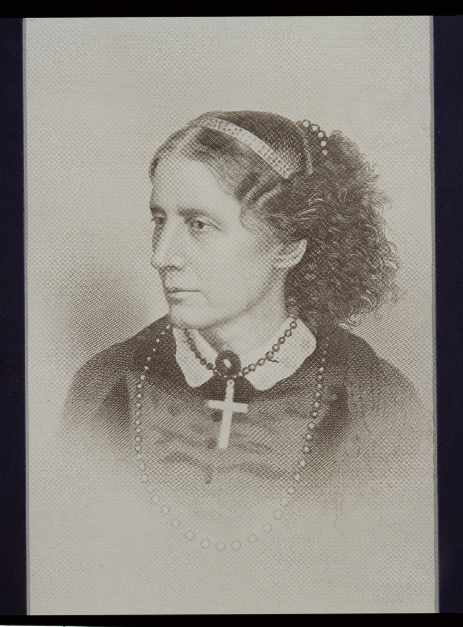 Harriet Beecher Stowe (1811-96) da English School