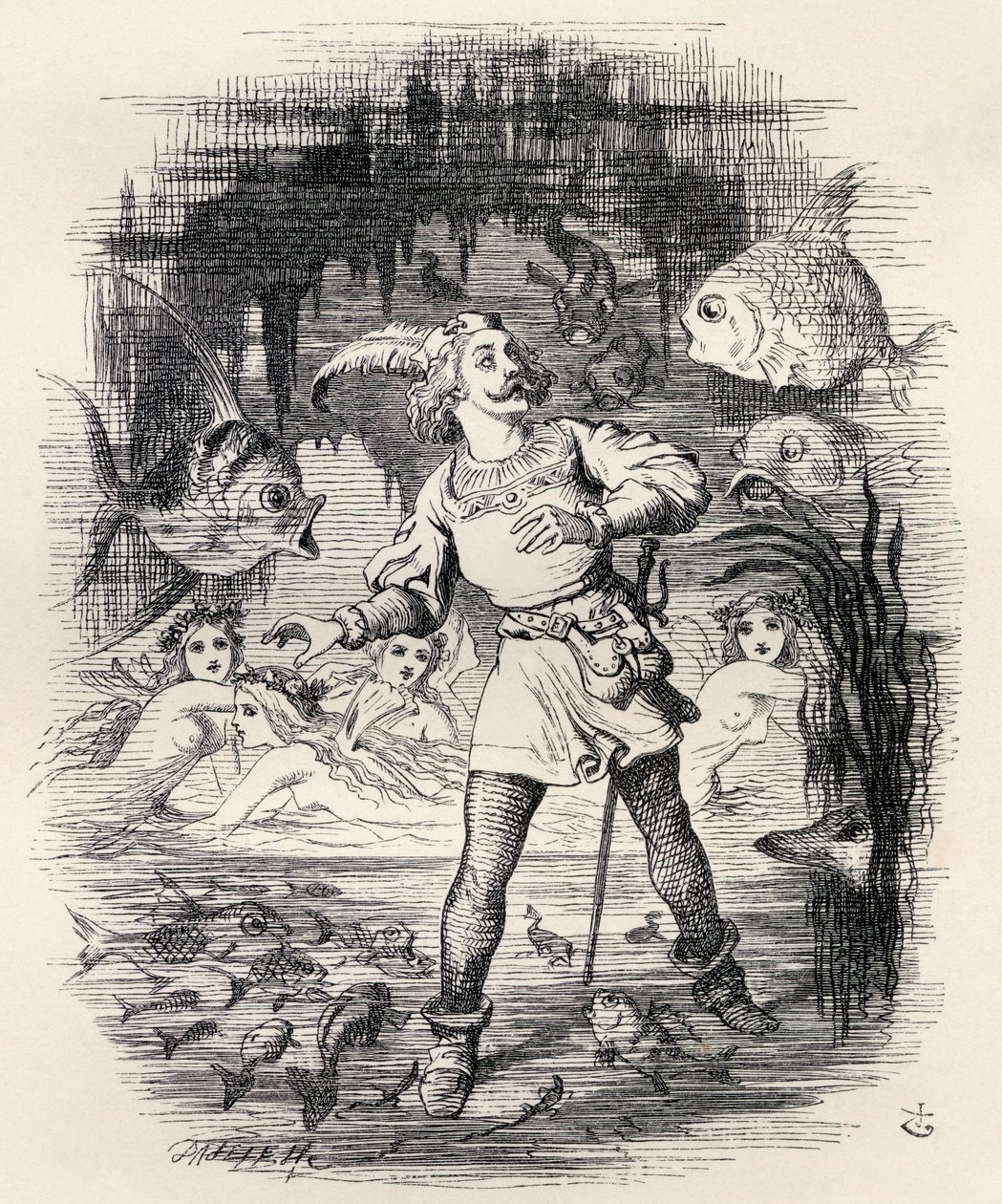 Illustrazione di J. Tenniel dal poema 