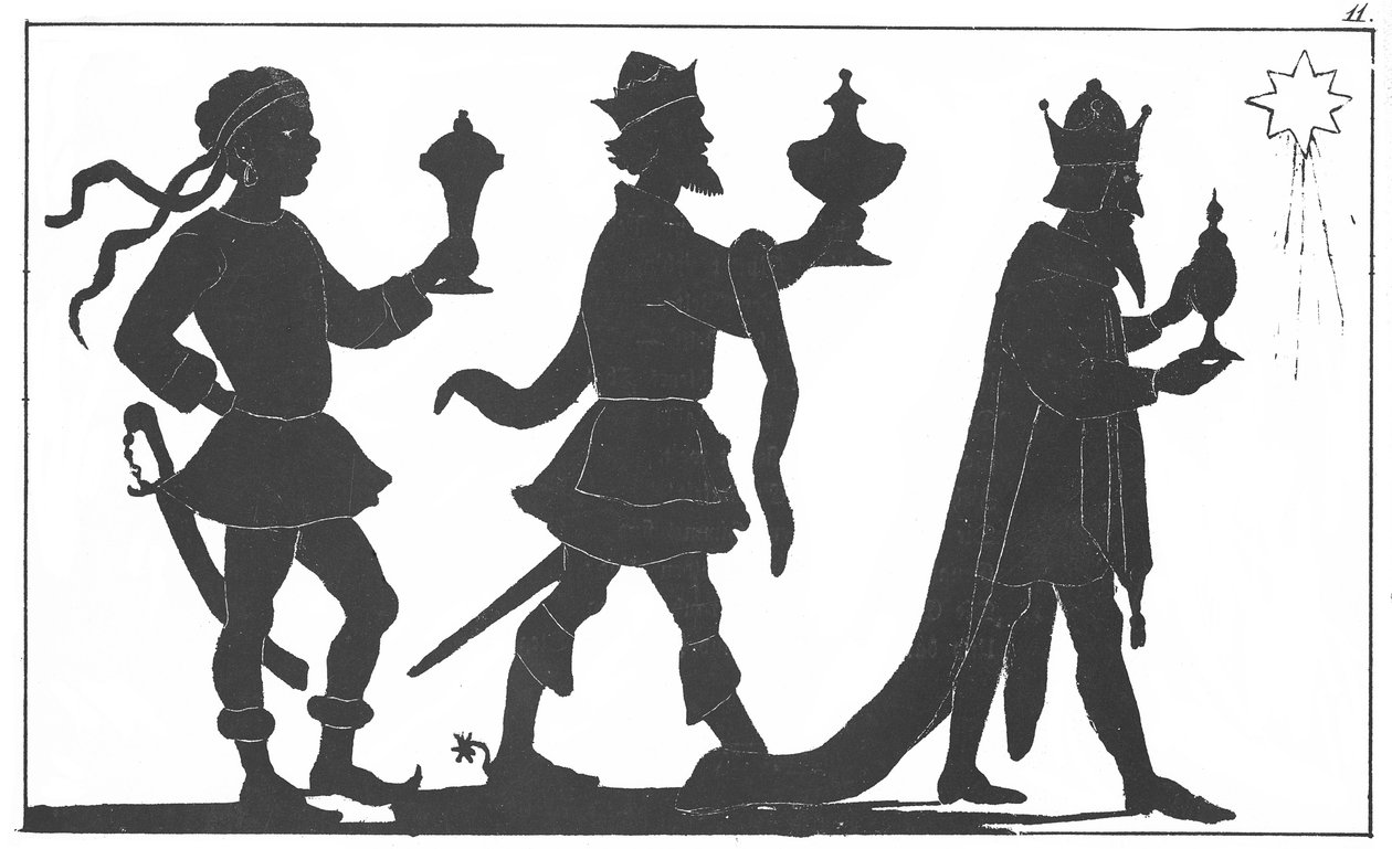 Silhouette dei Tre Re da English School
