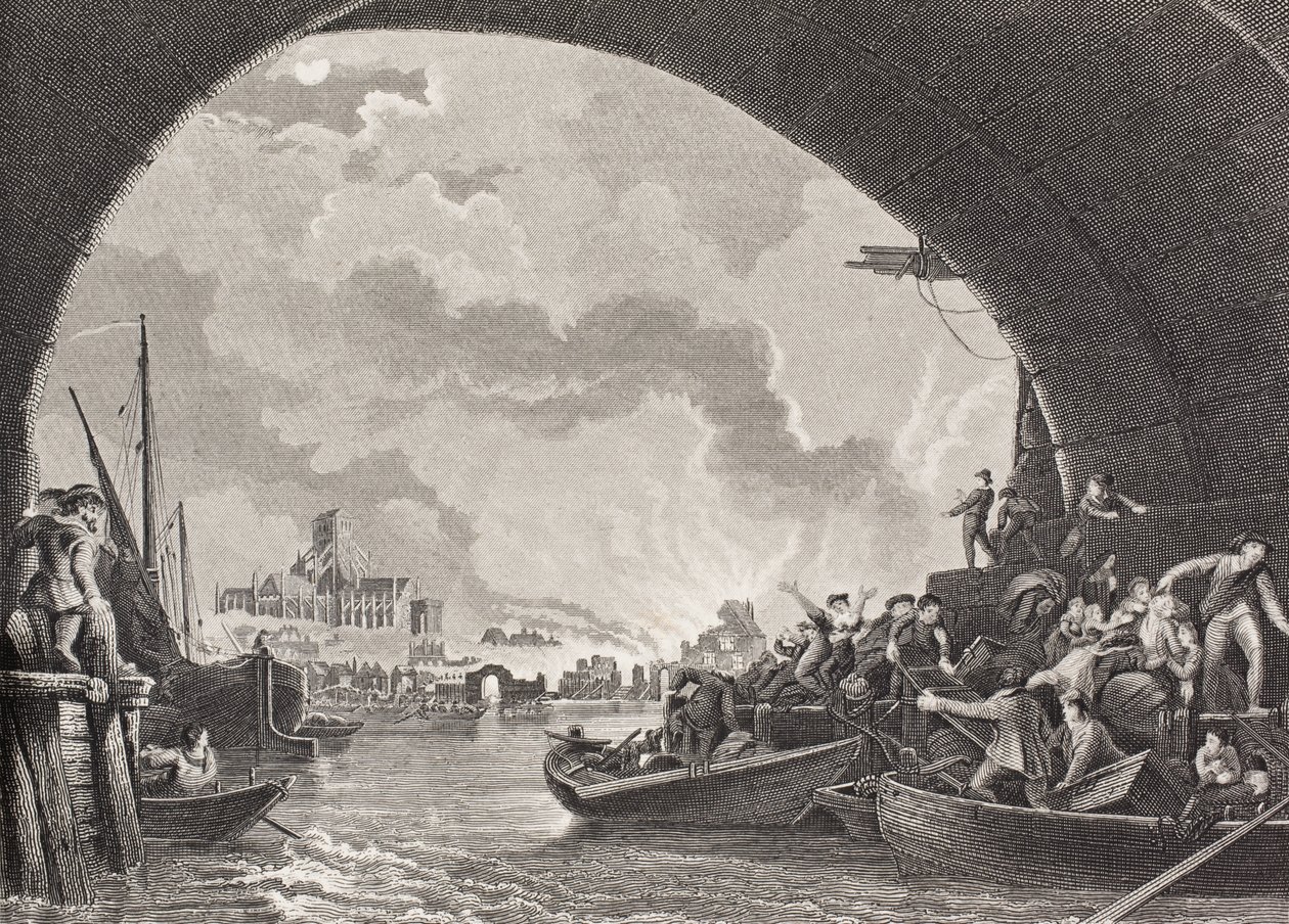 Il grande incendio di Londra, 1666, da 