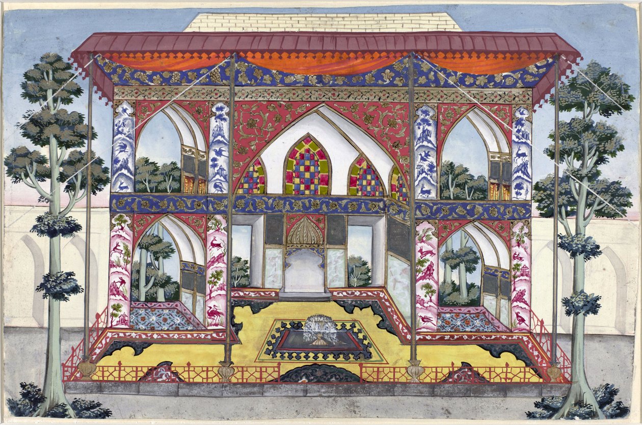 Diwan privato (Edificio della Corte) di Shah Safi I di Persia da Anonymous