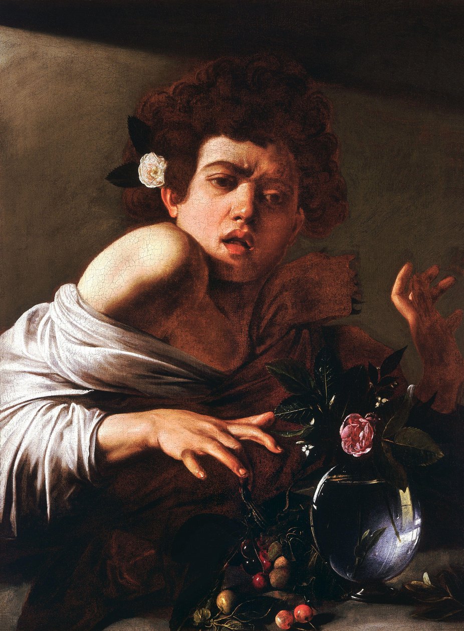 Ragazzo morso da una lucertola da Michelangelo Merisi Caravaggio