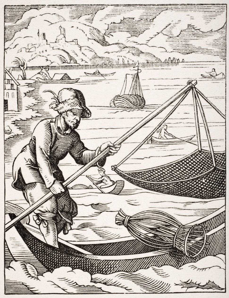 Il pescatore del fiume, da un